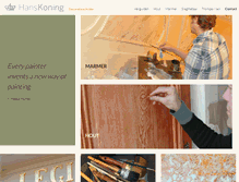 Tablet Screenshot of hanskoning.com